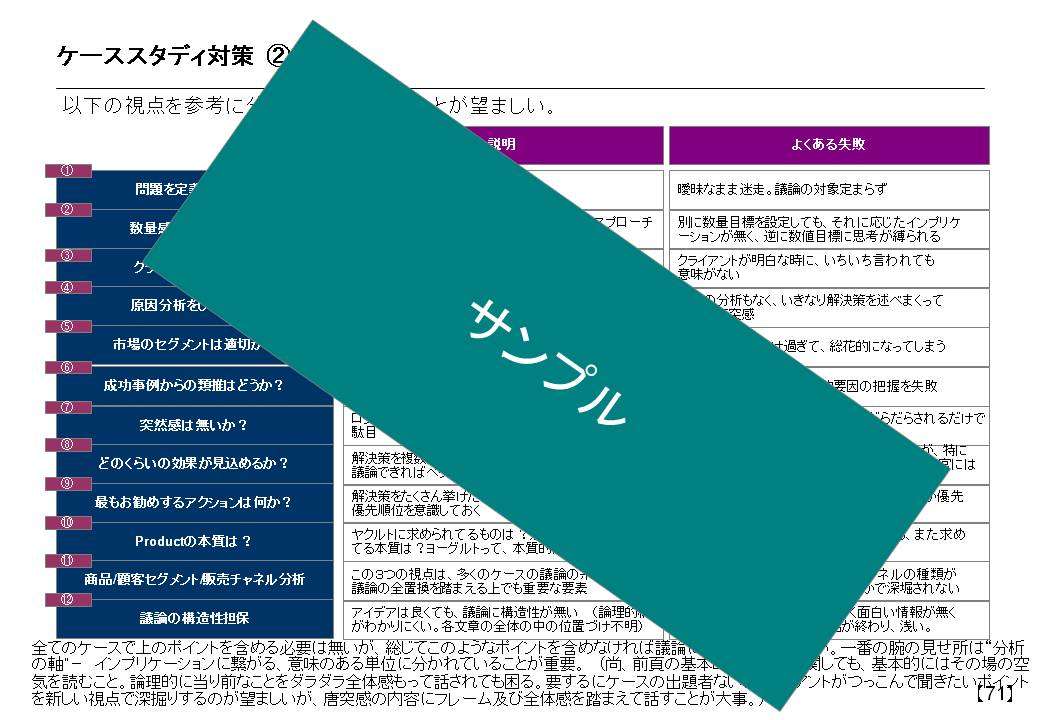 外資系戦略コンサル転職・面接対策テキスト（詳細版）